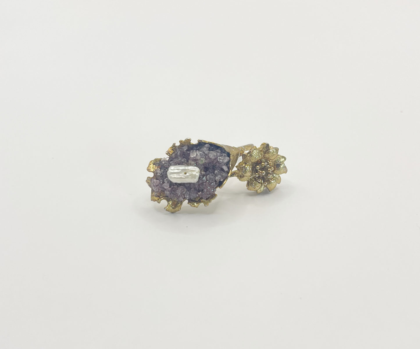 Floral Double Ring