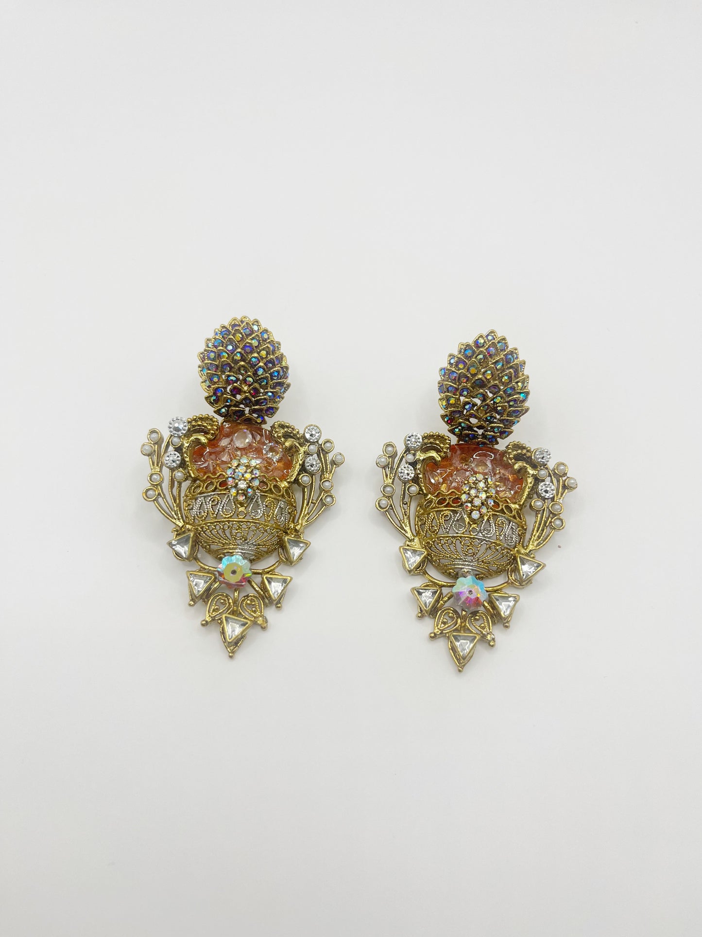 Crowned Glory Statement Earrings