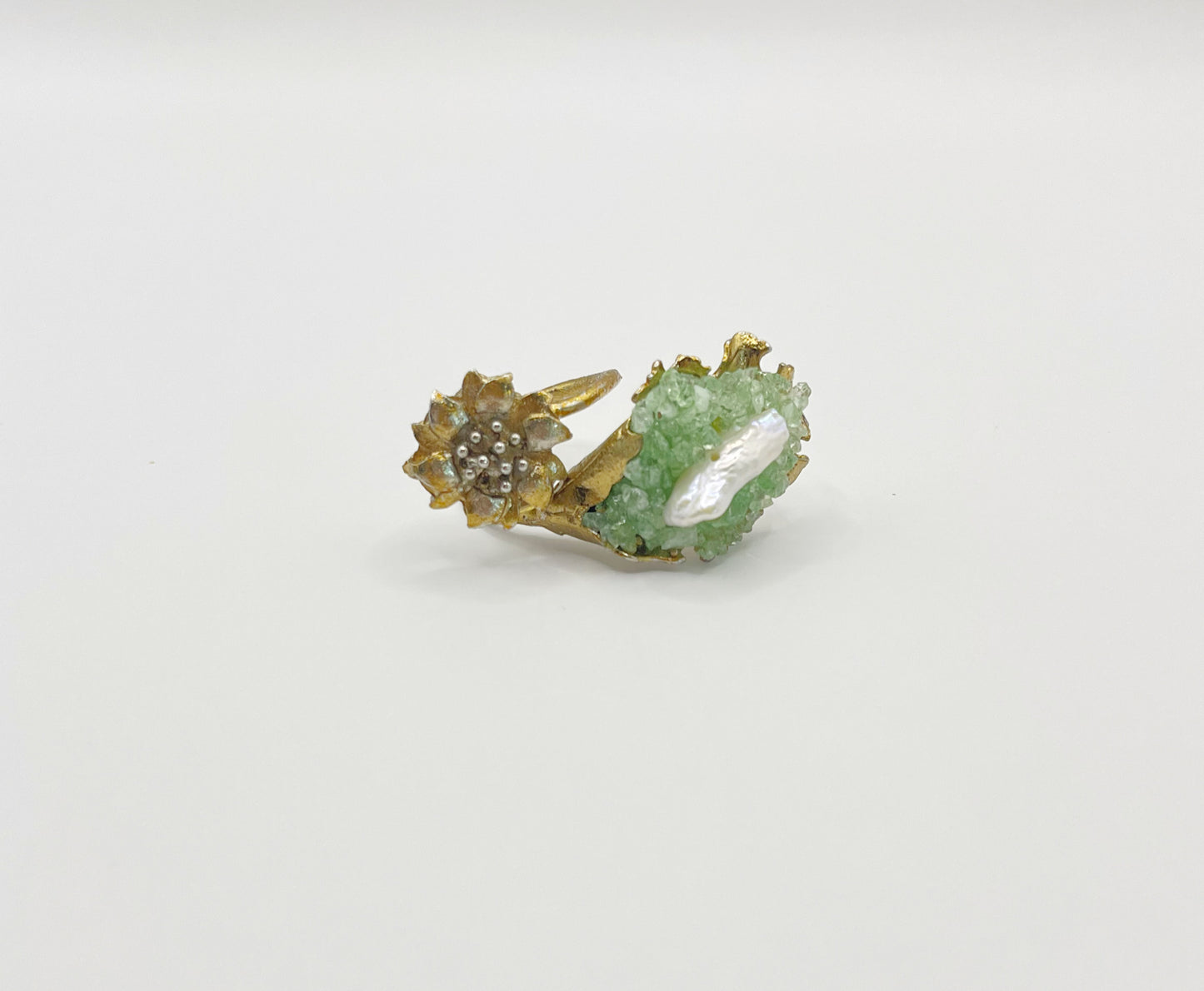 Floral Double Ring