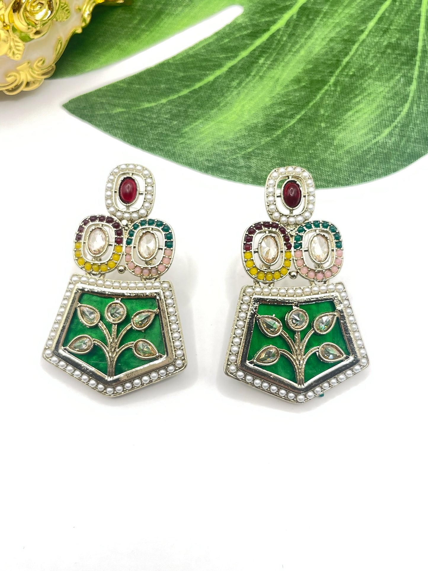 Emerald Whisper Earrings