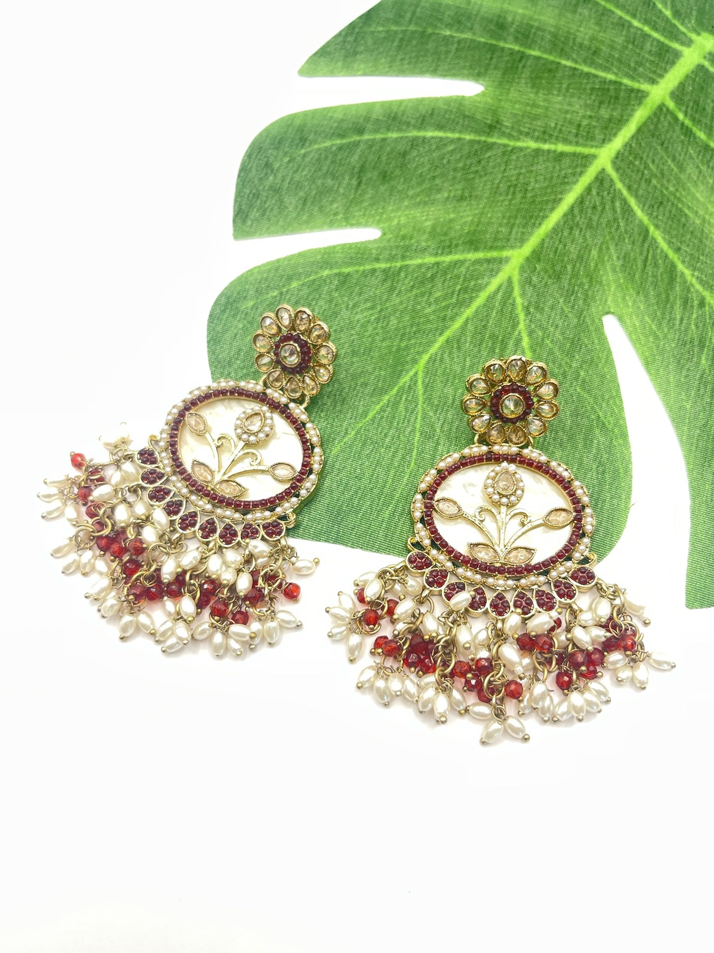 Silver Pearl Earrings