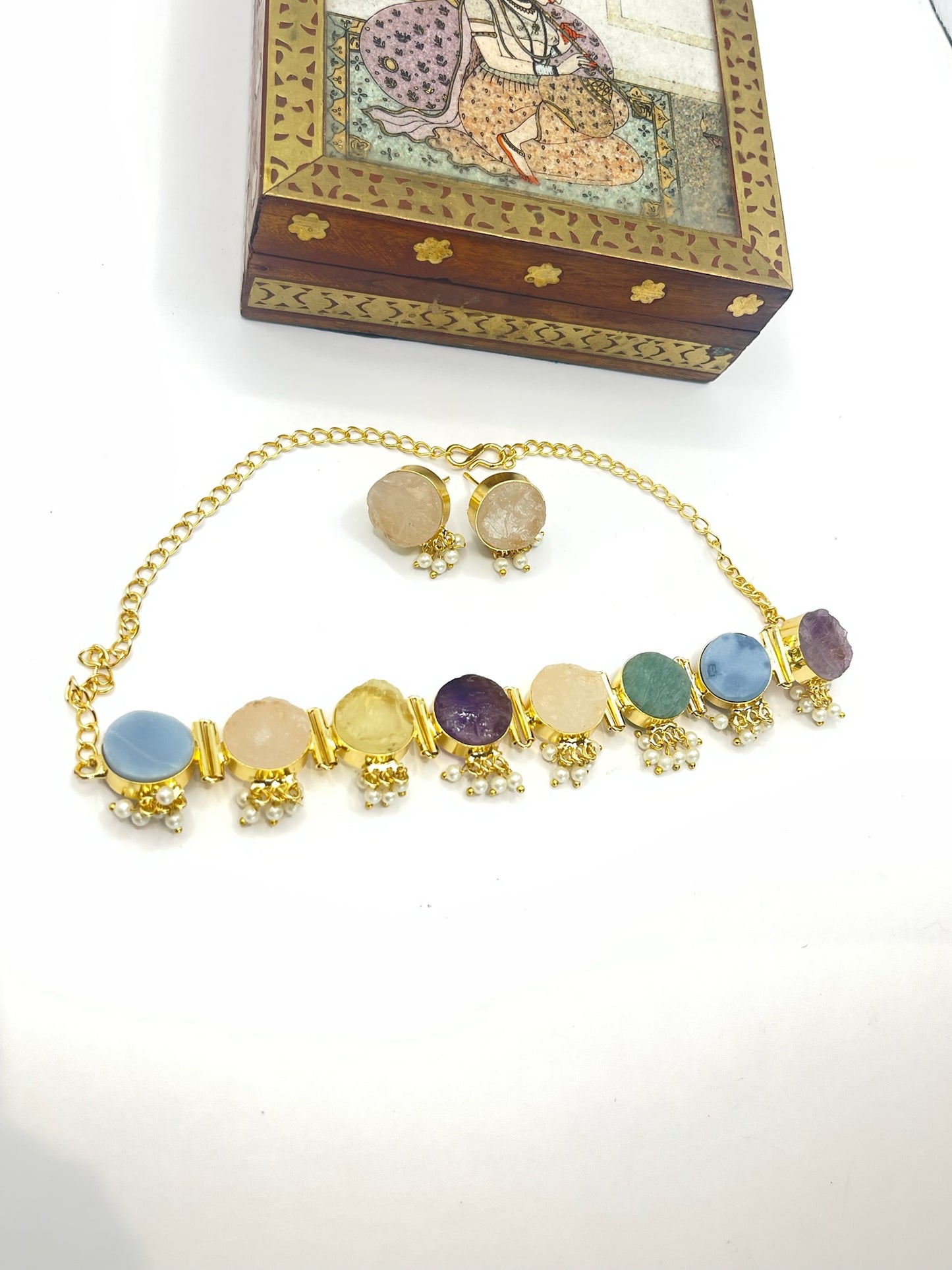 Prism Glow Necklace Set