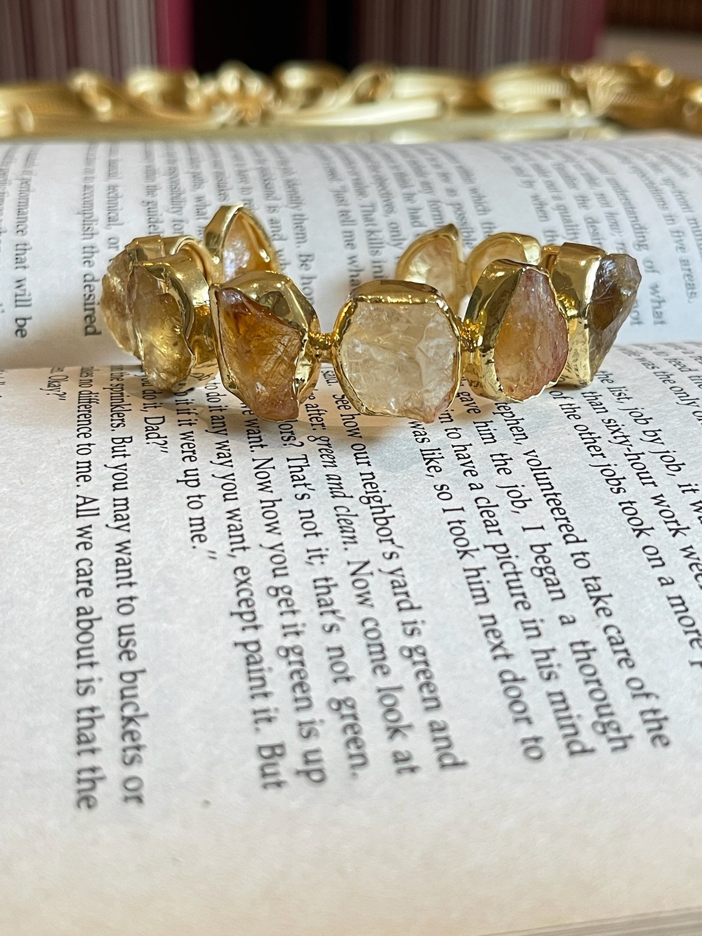 Aurora Gemstone Cuffs – A Radiant Fusion of Nature & Luxury