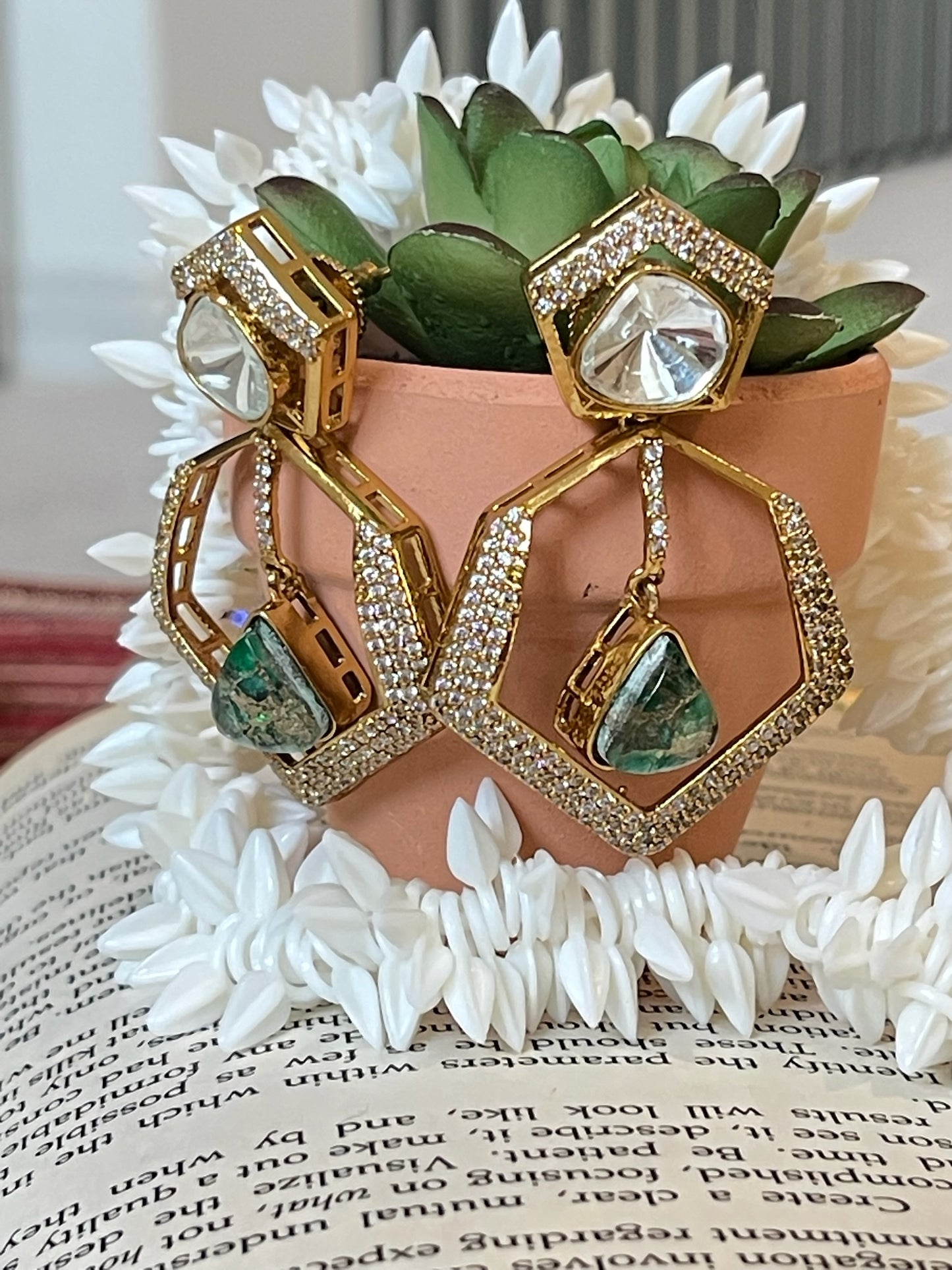 Zarina Hexa Earrings