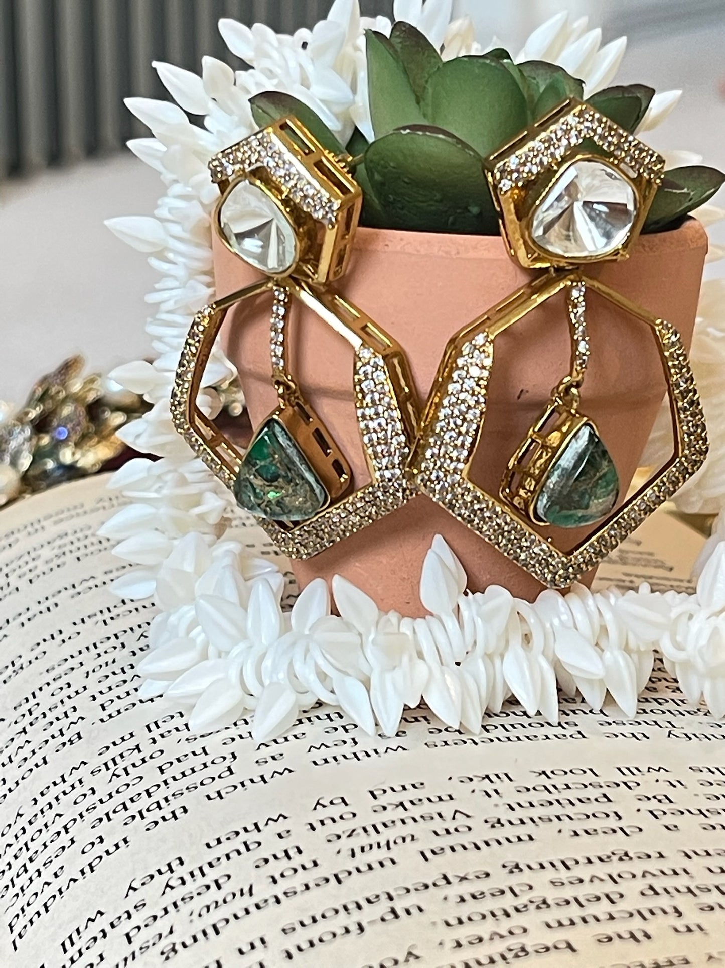 Zarina Hexa Earrings