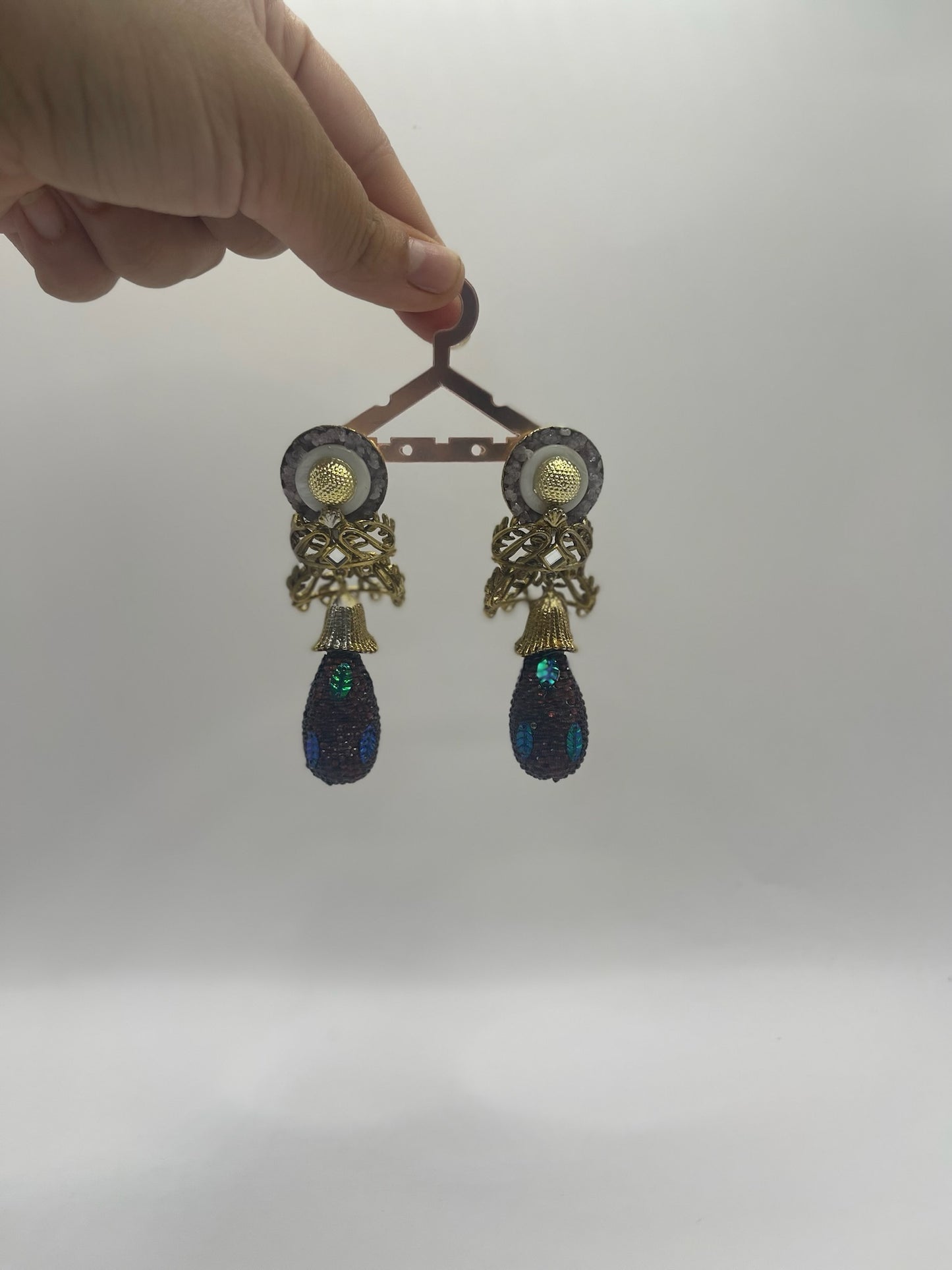 Midnight Royale Drop Earrings