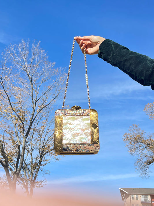 Noor-e-Moti Box Clutch