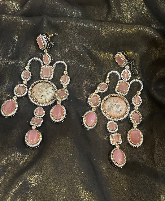 Rosetta Mosaic Chandelier Earrings
