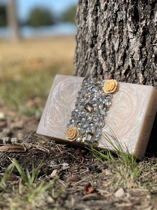 Gul-e-Noor Crystal Clutch