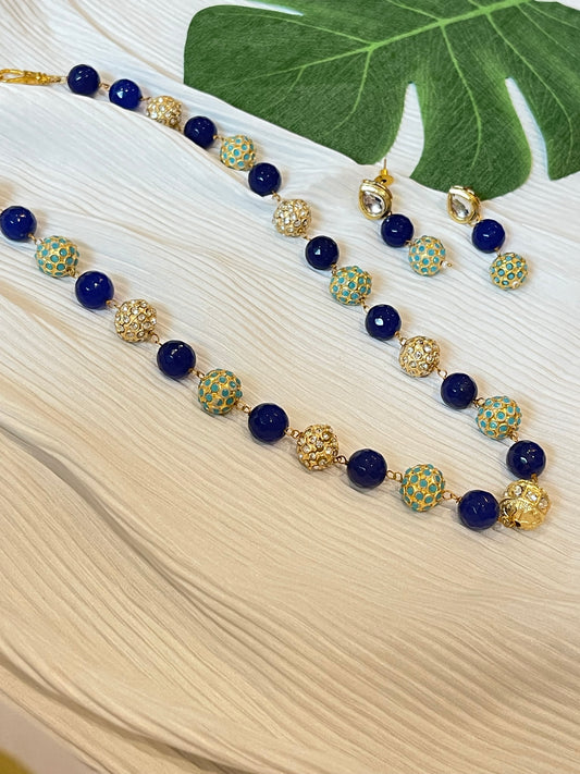 Blue Pal Pal Mala set