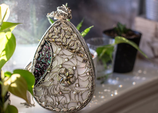 Oval Silver Regal Stunner